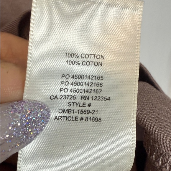 Aritzia Babaton Mocha Brown Padded Shoulder Tee - XS - Picture 4 of 4